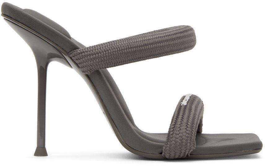 Alexander Wang Gray Julie Tubular Sandal in Black Lyst