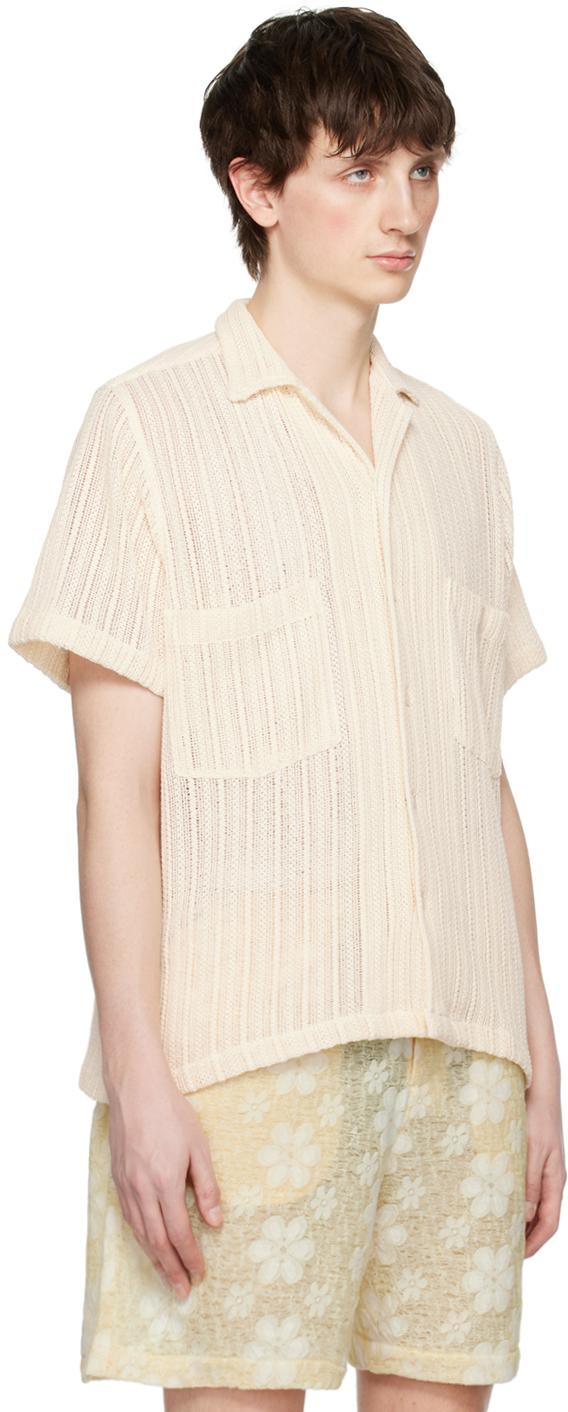 Cmmn Swdn Off- Dexter Shirt in Natural for Men | Lyst Canada