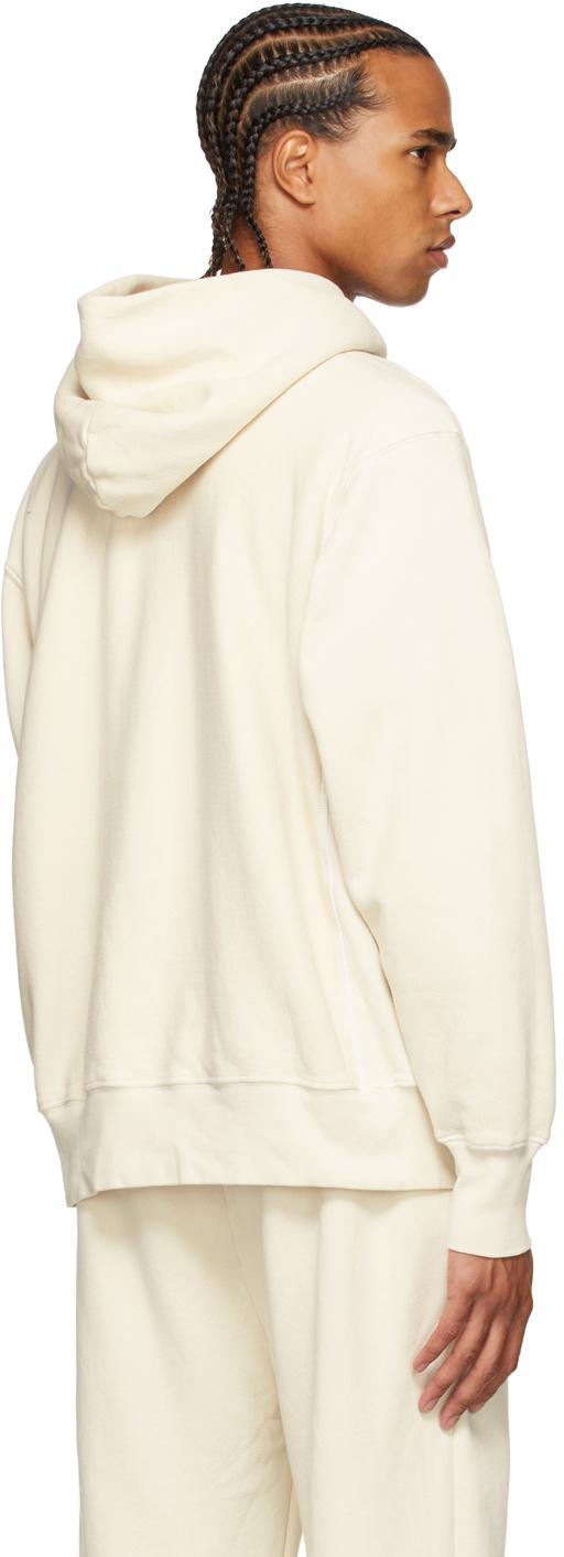 Les Tien Cotton Off- Heavyweight Hoodie in Ivory (White) for Men 