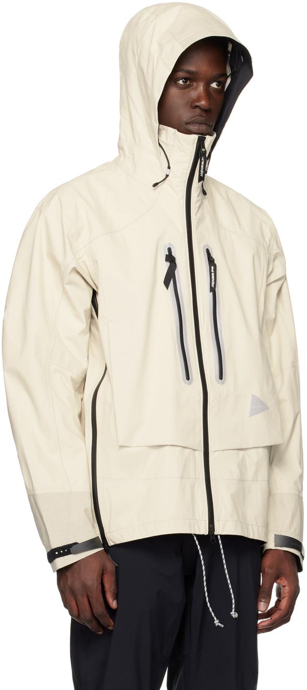 and wander Off- Rain Jacket in Natural for Men | Lyst Canada