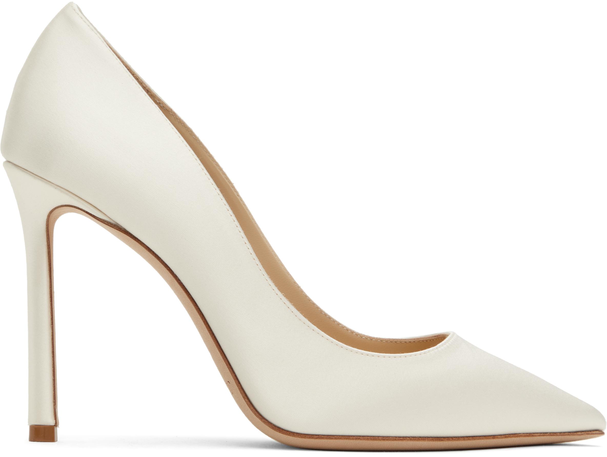 Jimmy Choo ホワイト ハイヒール Aurelie 85| Bridal White Patent Leather Pumps | JIMMY CHOO
