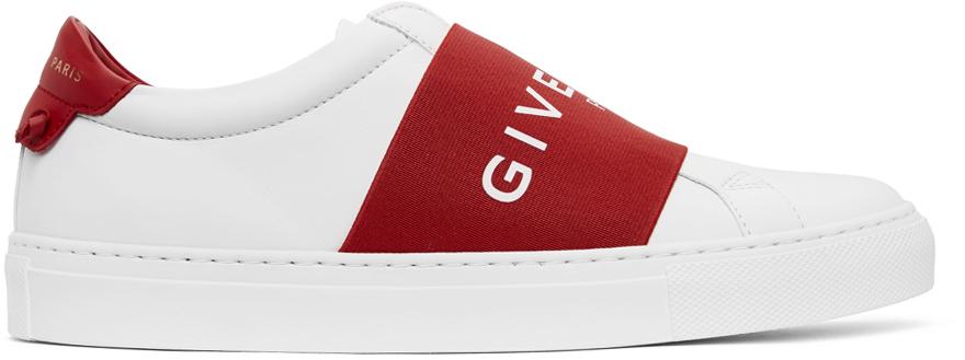 givenchy white red sneakers