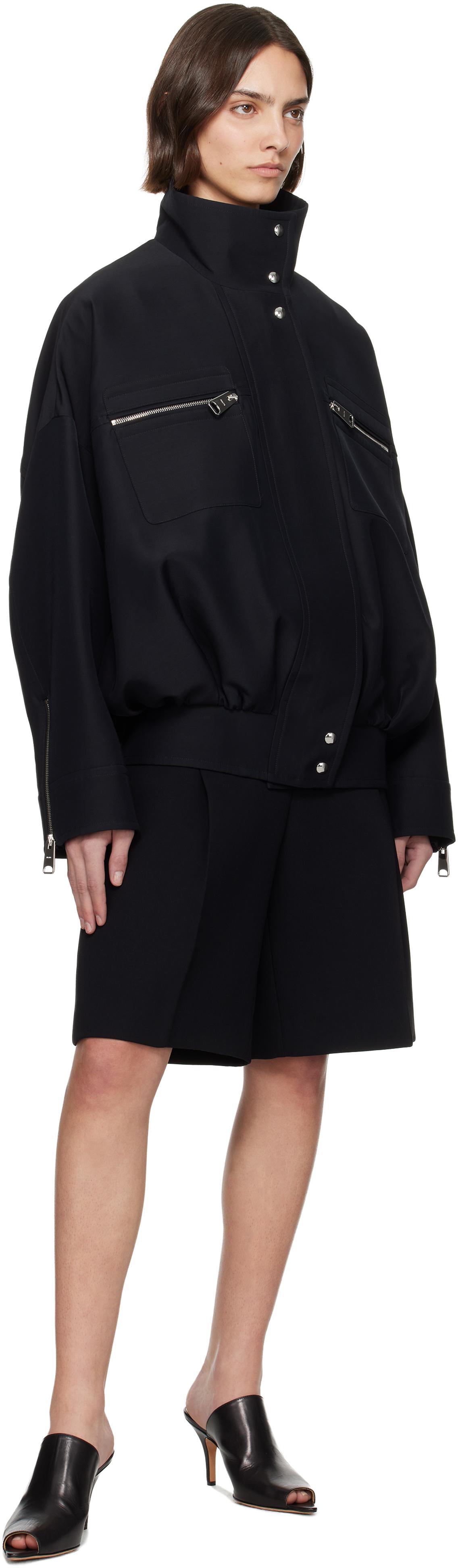 【関税込み】KHAITE ブラック Laden ショートパンツ KHAITE Laden テーラードショーツ | ブラック | FARFETCH JP