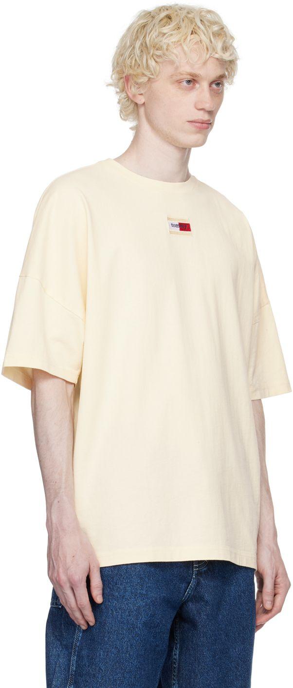 Tommy Hilfiger Off-white Essential T-shirt in Natural for Men | Lyst