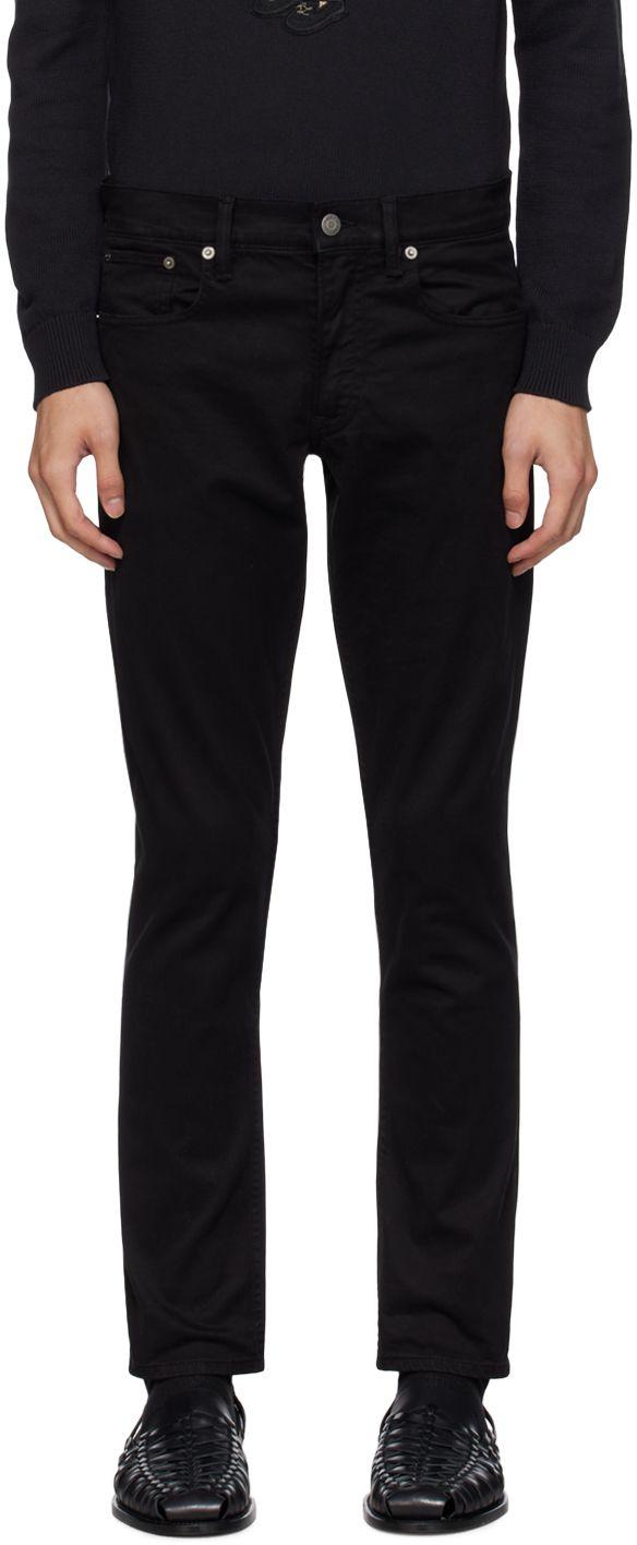 Ralph Lauren Purple Label Black Slim-fit Jeans for Men | Lyst