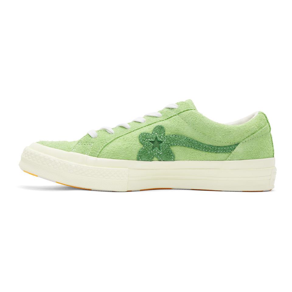 sagging semafor Assassin Converse Green Golf Le Fleur Edition One Star Sneakers | Lyst