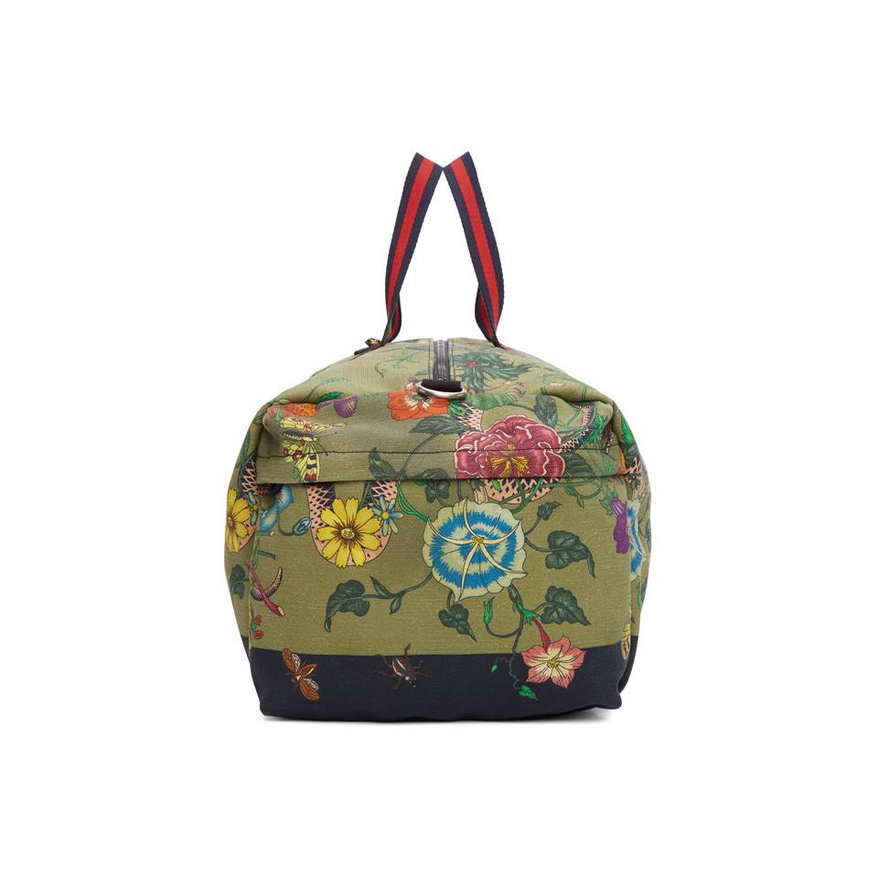 gucci snake duffle bag