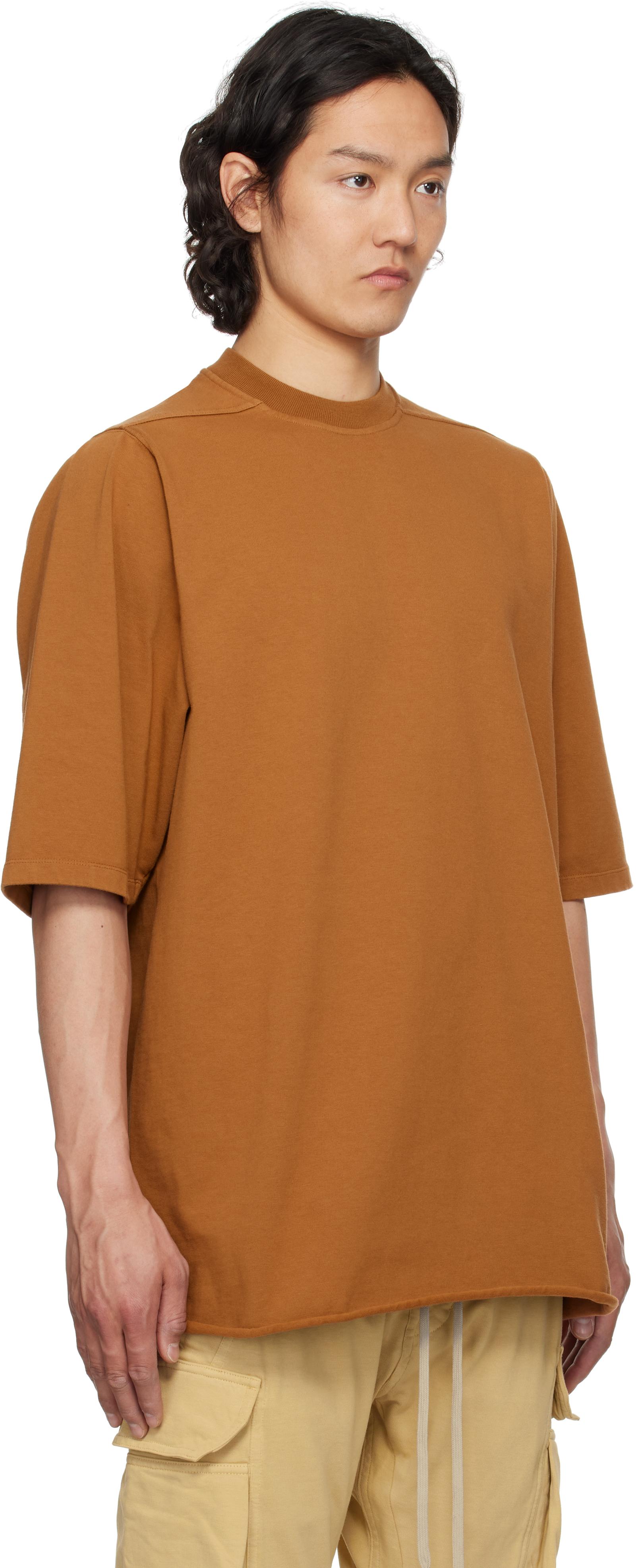 Rick Owens クルーネック Tシャツ ブラウン ブラウン Rick Owens Tシャツ メンズ | Lyst