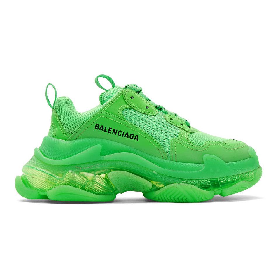 balenciaga shoes green