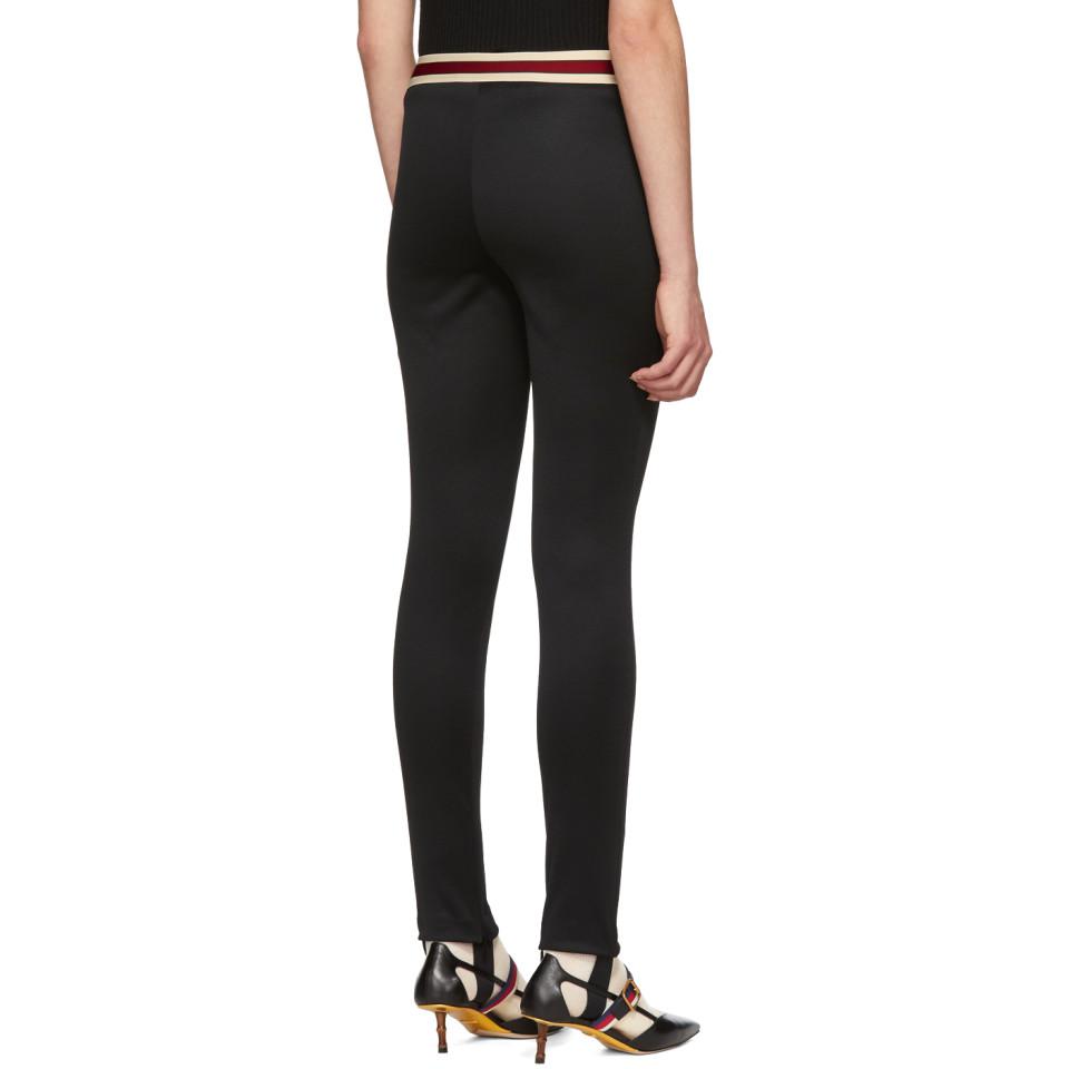 gucci web leggings