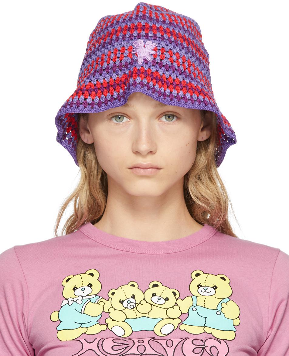 Marc Jacobs Purple Heaven By Psychedelic Knit Hat | Lyst