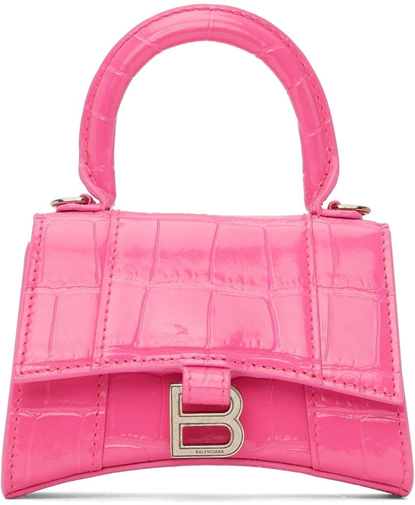 Balenciaga Hourglass Mini Bag with Chain