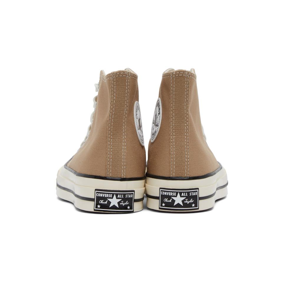 Converse Tan Chuck 70 High Sneakers for Men | Lyst