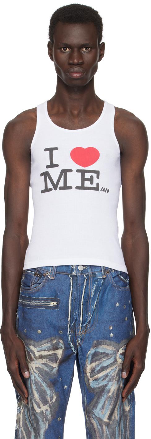 Ashley Williams I♡ME タンクトップ　M Ashley Williams 'I Heart Me' Tank Top in Black for Men | Lyst