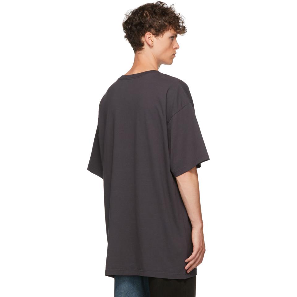 Washed Oversized Bb T-shirt for Men 