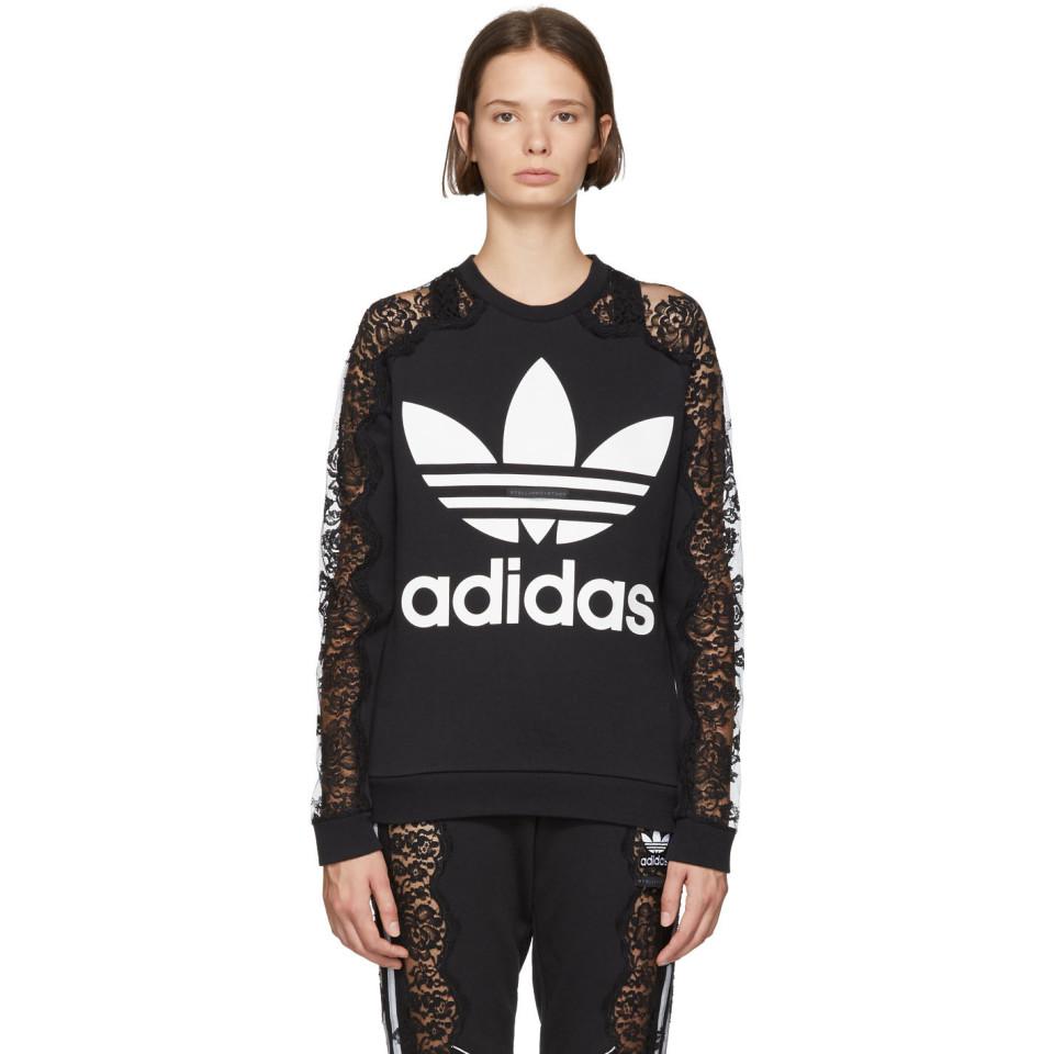 stella mccartney adidas lace sweatshirt