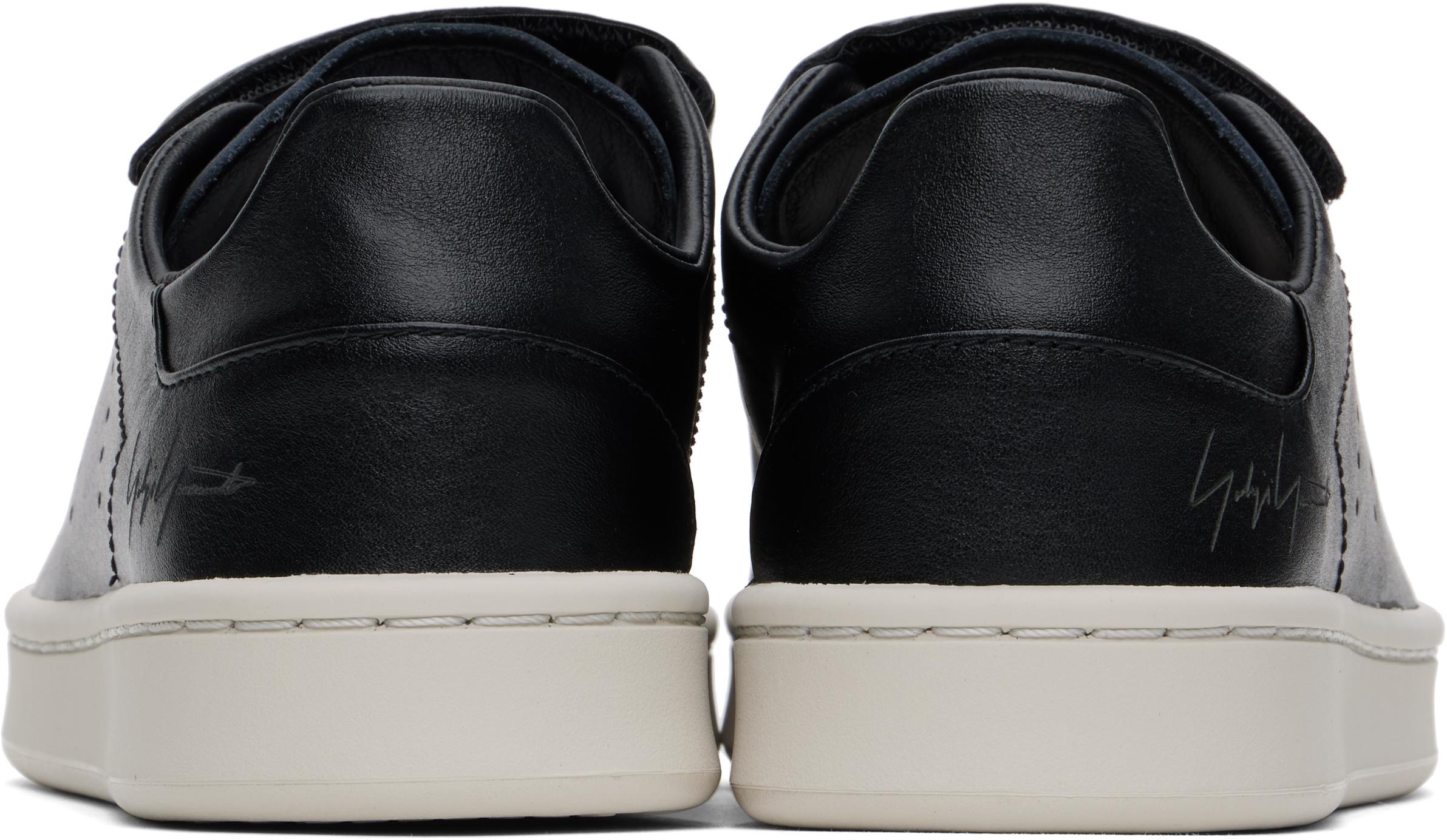 Y-3 Stan Smith Hook-And-Loop Sneakers in Black for Men | Lyst
