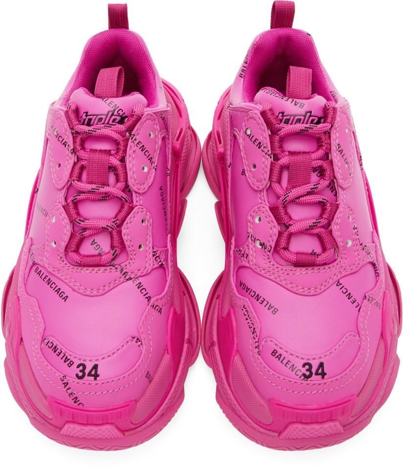 Balenciaga Triple S Sneaker in Pink | Lyst