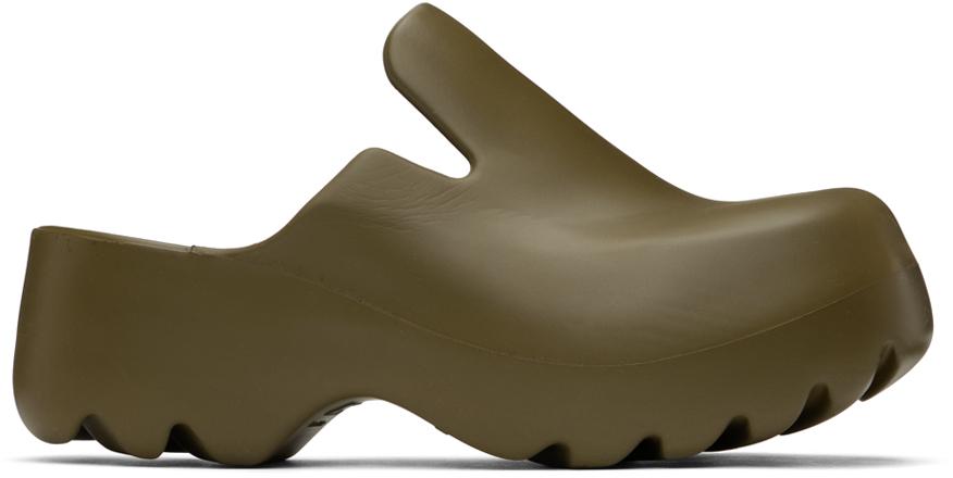 BOTTEGA VENETA ブラウン クロッグサンダル
