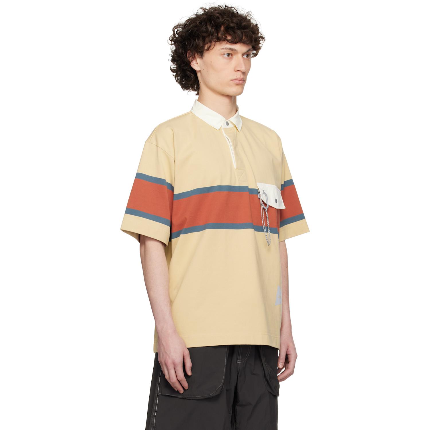 and wander Gramicci Edition Tech Rugby Polo in Black for Men | Lyst UK