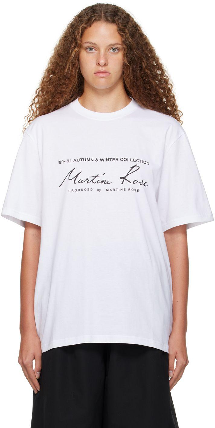 Martine Rose slogan-print Cotton T-shirt - Farfetch