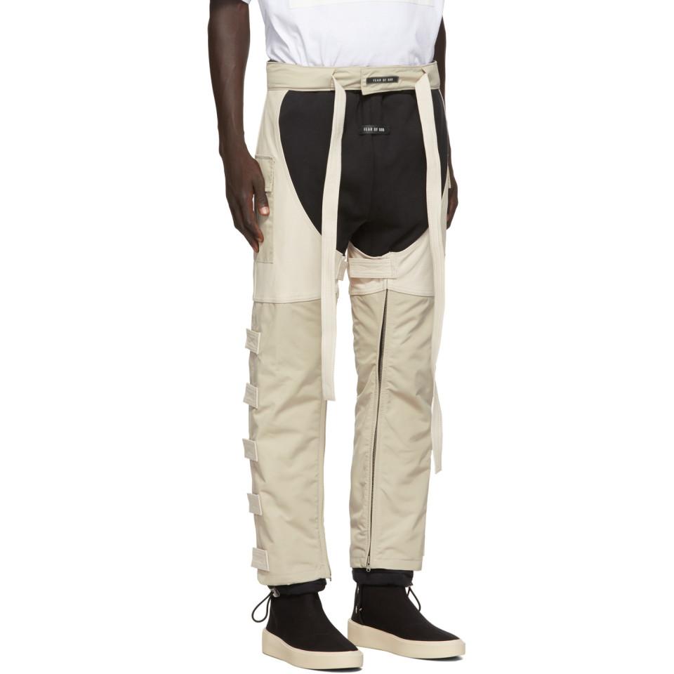 Fear Of God Off-white Leather Chaps for 