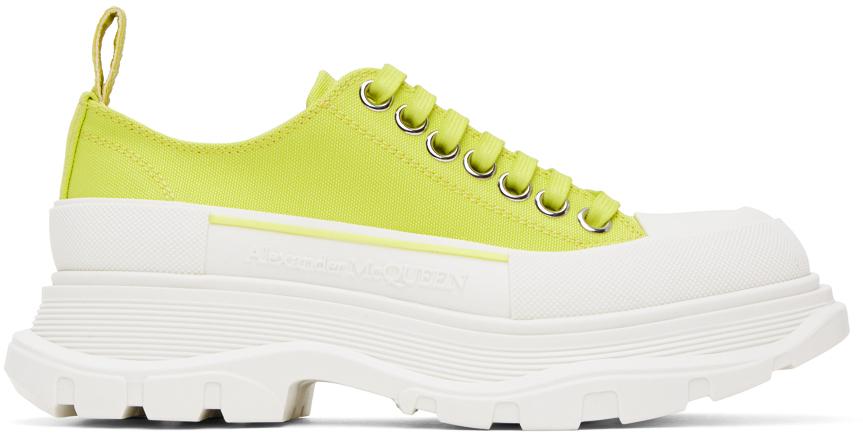 Alexander McQueen レディース ブラック ーン Tread Slick スニーカー 