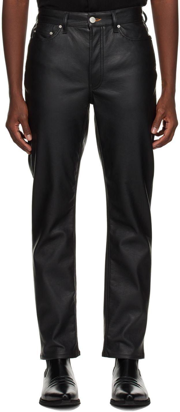 Won Hundred Bill Faux-leather Pants in Black for Men | Lyst