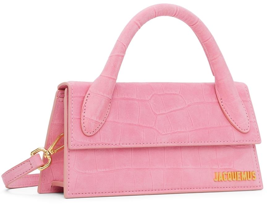 Jacquemus pink le chiquito clutch Clearance