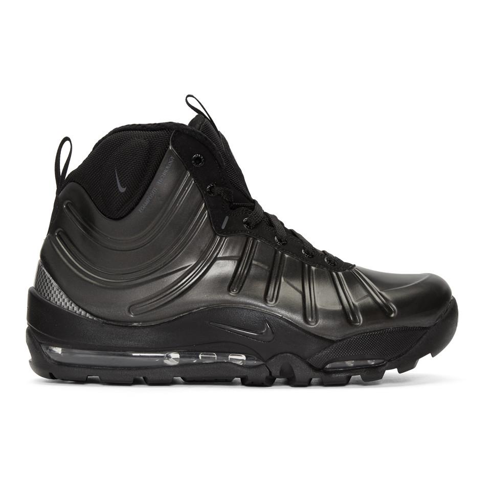 Nike Rubber Black Air Bakin Posite Sneakers for Men - Lyst