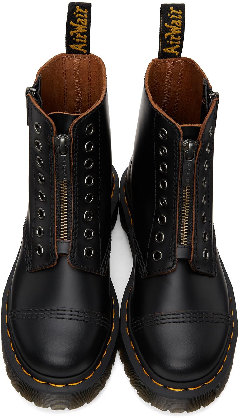 laceless combat boots