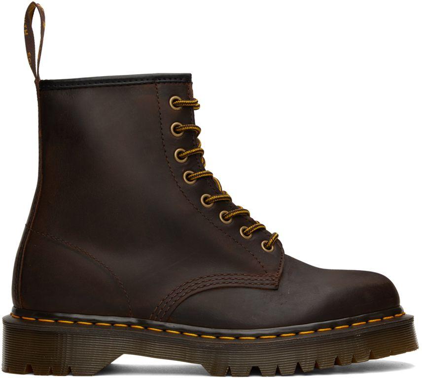 Dr. Martens 1460 Bex Crazy Horse Boots in Brown for Men | Lyst