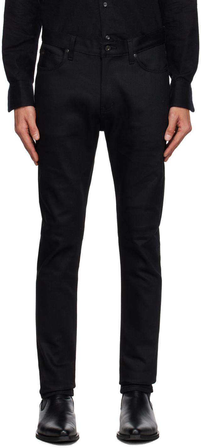 Naked Famous Nakedfamous Denim Stacked Guy Jeans In Black For Men Lyst Australia