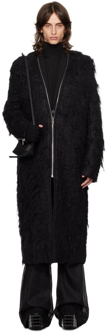 Rick Owens Porterville Klaus Coat in Black for Men | Lyst Canada