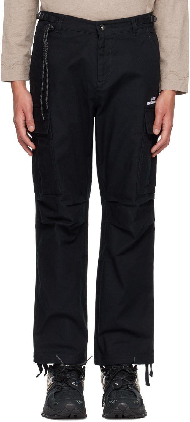 Lining Embroidered Cargo Pants in Black for Men Lyst