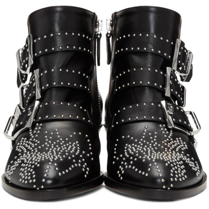 chloe susanna boots silver