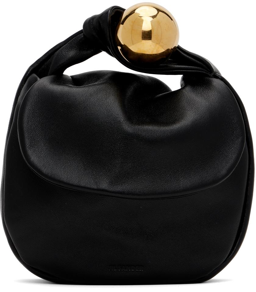 Jil Sander レディース ブラック スモール Sphere ポーチ トップ 