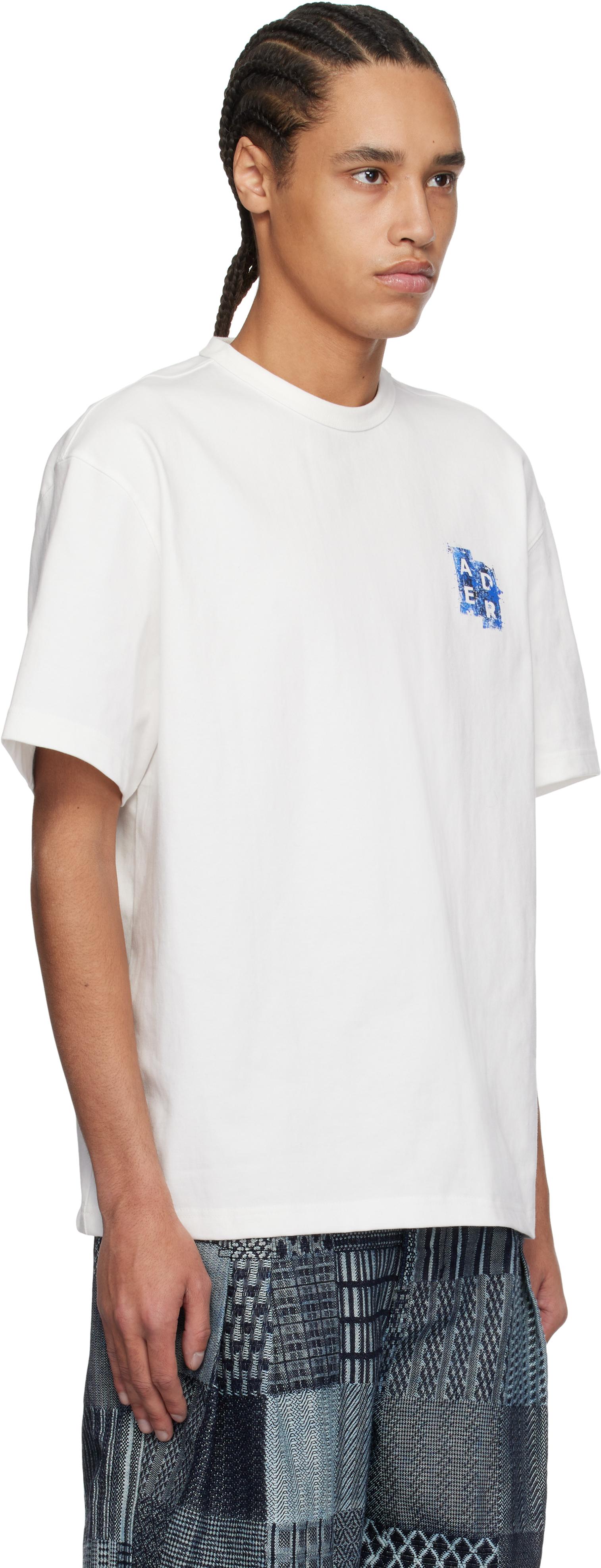 ADERERROR★グラフィックプリント Tシャツ ホワイト 半袖 メンズ メンズ Adererror Tシャツ (半袖) | オンラインセールは最大54