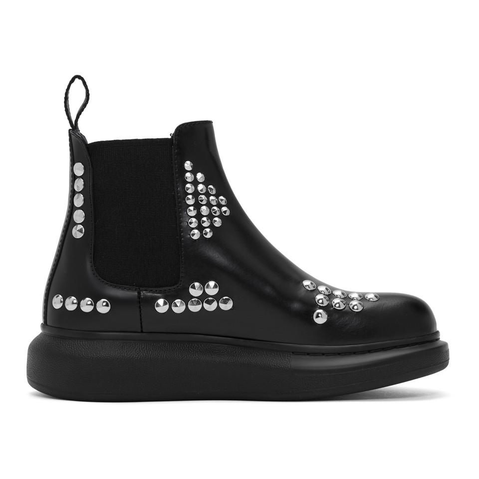 alexander mcqueen heels with studs