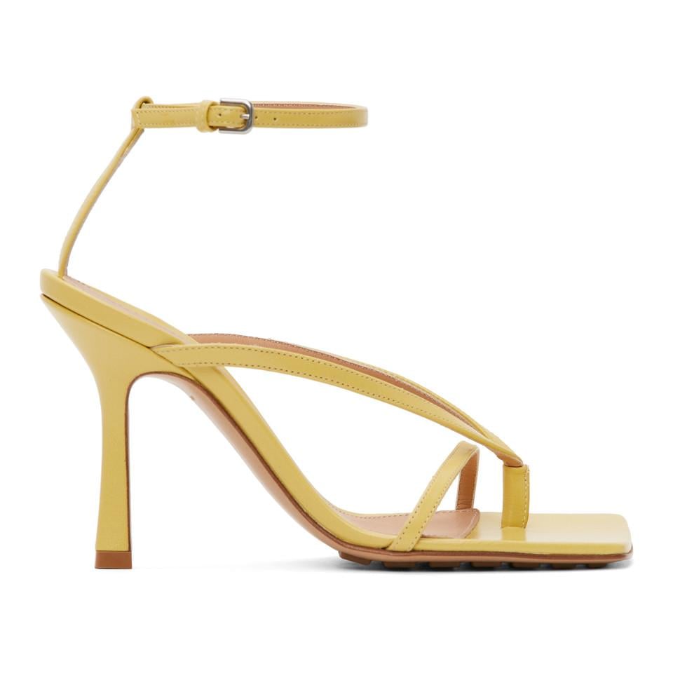 bottega veneta sandals yellow