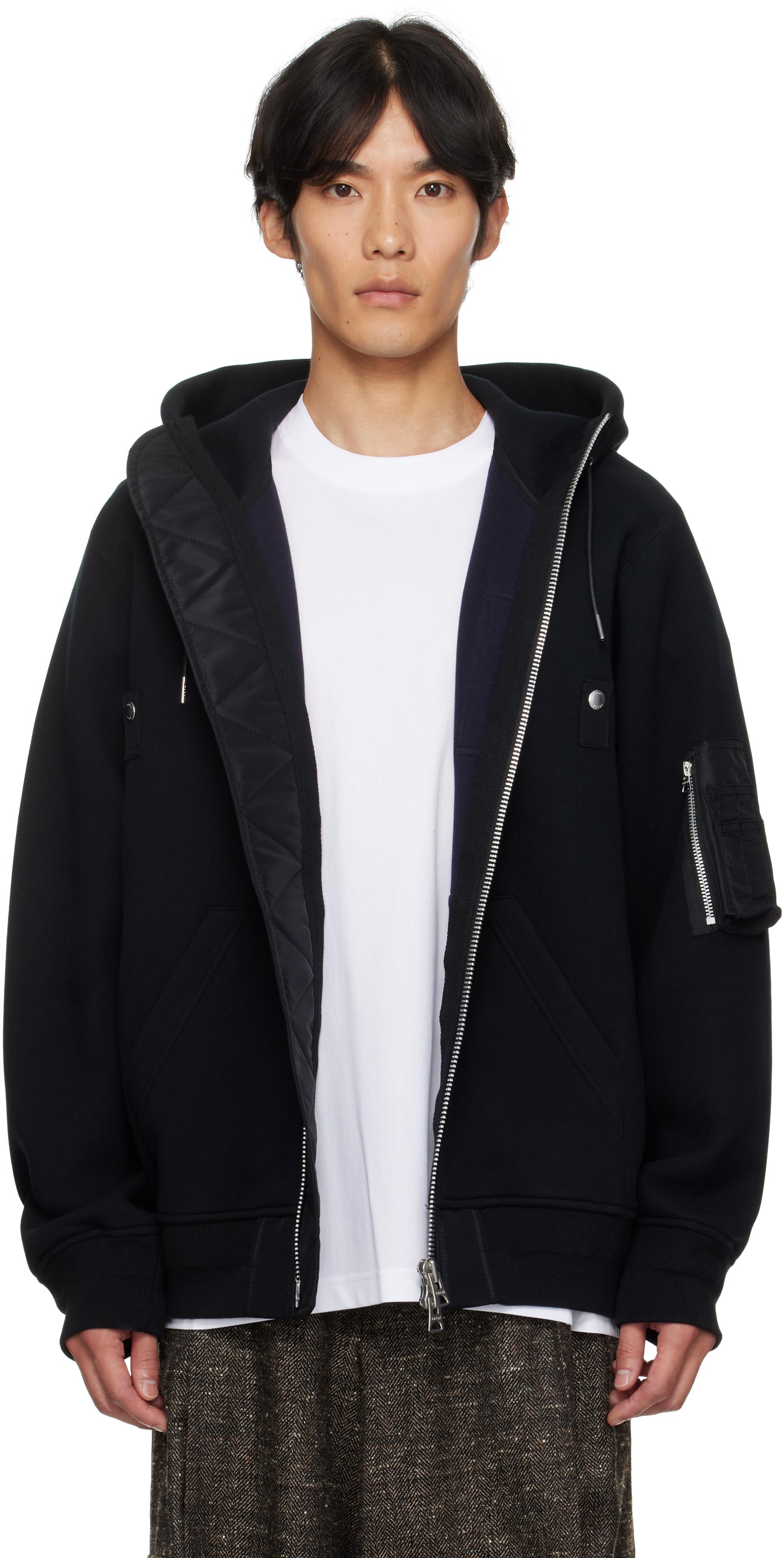 パーカー・フーディ SACAI Men Hoodies 250923S 001 Black sacai / サカイ | 2022AW | AGAIN & AGAIN & AGAIN Hoodie