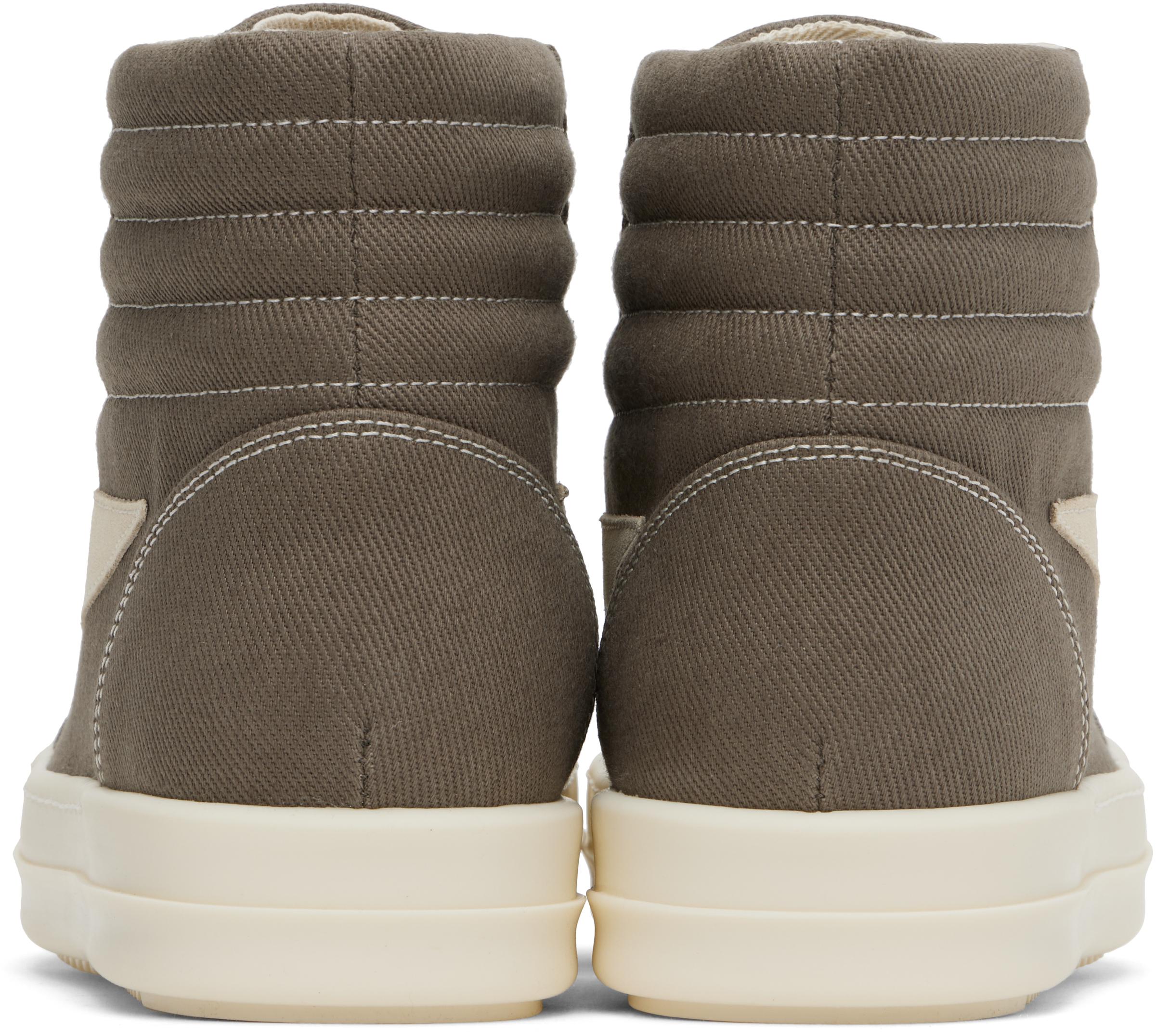 【RICK OWENS】ダークシャドウ PORTERVILLE HIGH VINTAGE SNEAKS RICK OWENS DRKSHDW Black Porterville High Vintage Sneakers