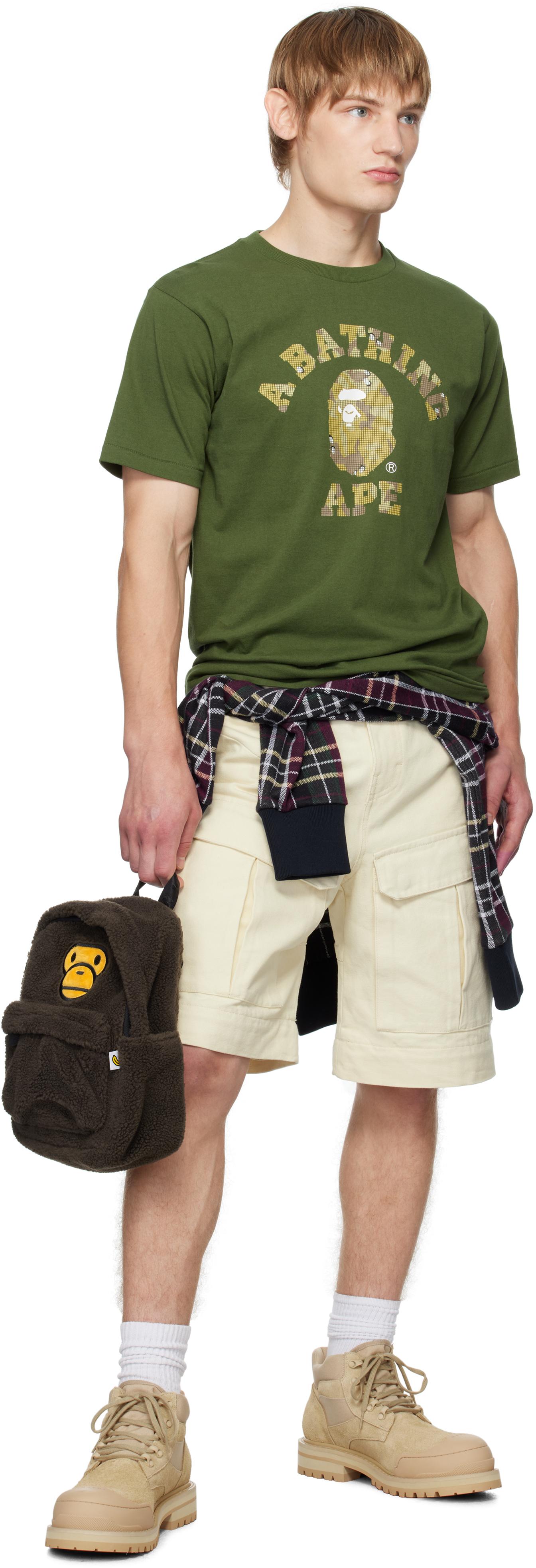 A Bathing Ape Baby Milo Sherpa Mini Backpack in Black for A Bathing Ape Baby Milo Sherpa Mini Backpack in Black for
