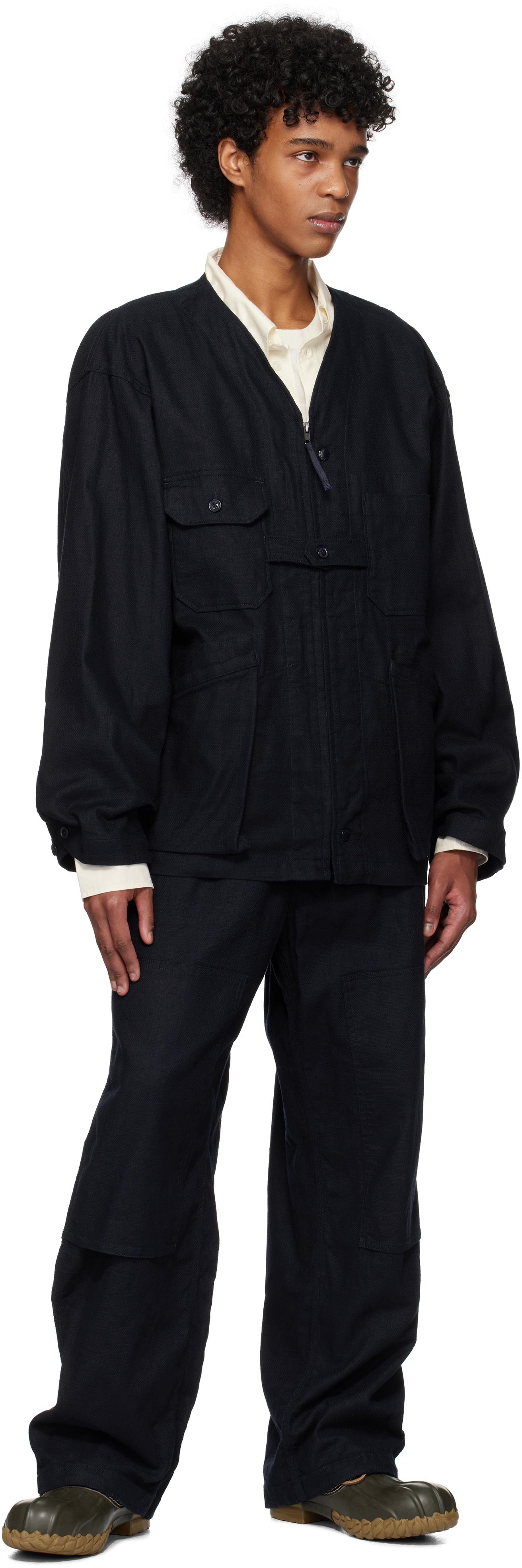 Engineered Garments Cardigan Jacket in Black for Men | Lyst