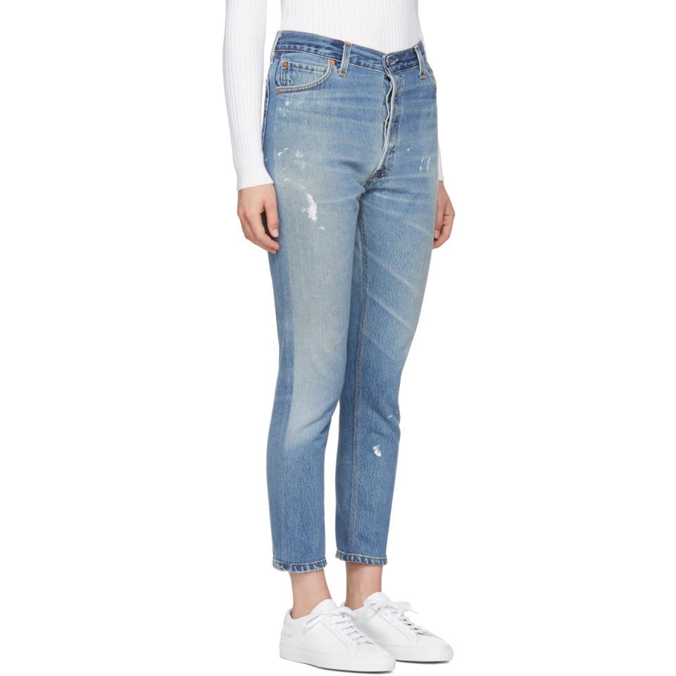 levi's high rise ankle crop jeans
