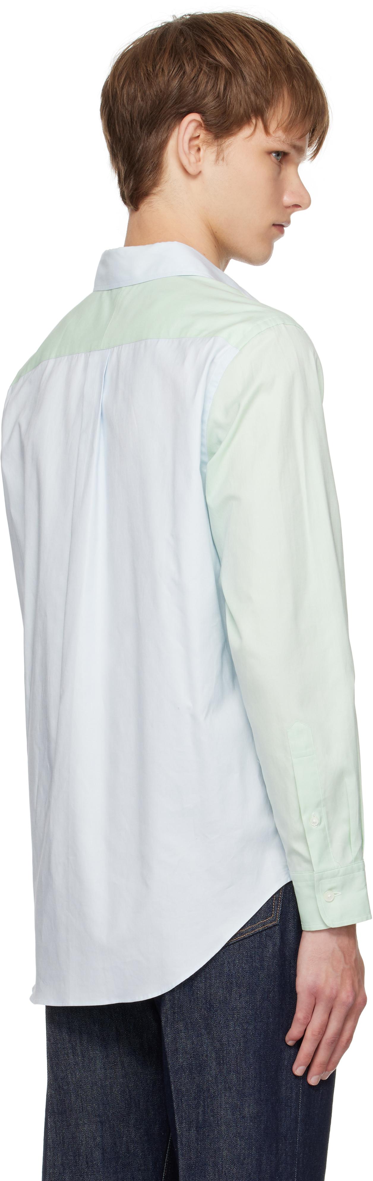 AURALEE Finx Ox Chambray Shirt in White for Men | Lyst UK