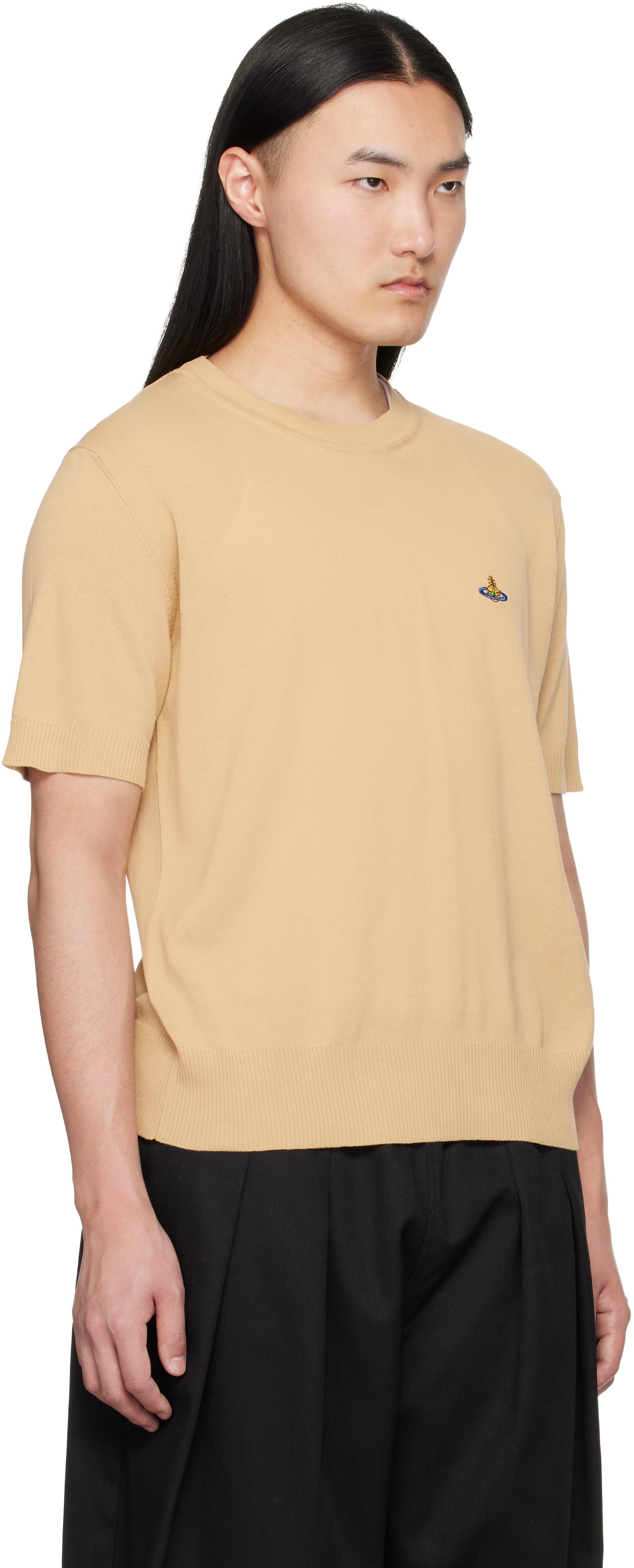 Vivienne Westwood ベージュ長袖Tシャツ メンズ Vivienne Westwood Tシャツ | オンラインセールは最大36%オフ