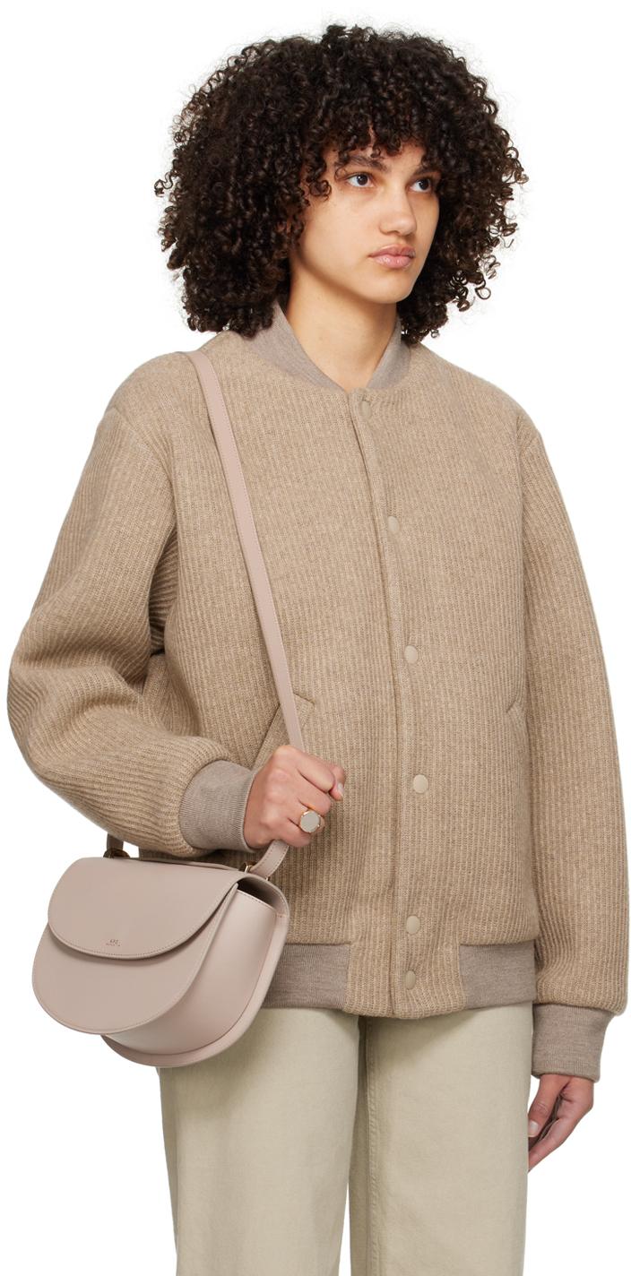 【関税込み】A.P.C. ベージュ Mick ボンバージャケット apc-BAABeige-Mick-Bomber-