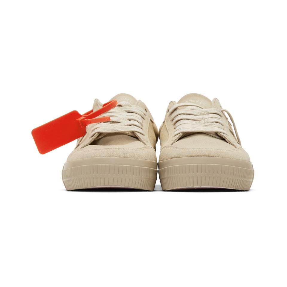 beige off white low tops