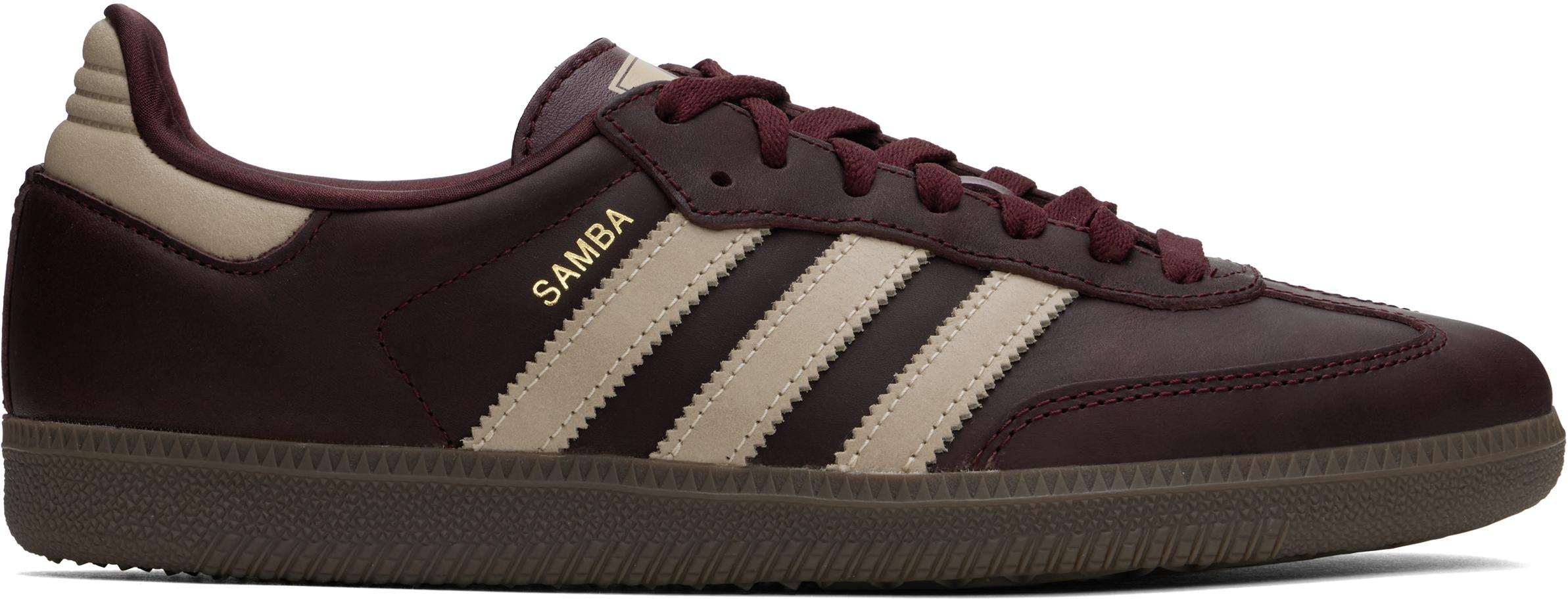 adidas gazelle silver green womens Women's Samba OG 'Maroon' Sneakers